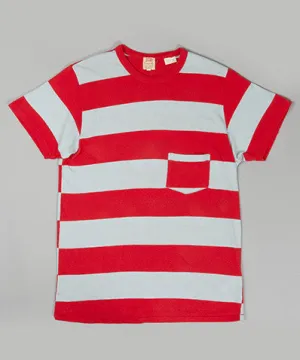 1960's Striped Tee Blue/Red
