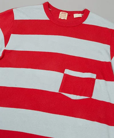 1960's Striped Tee Blue/Red