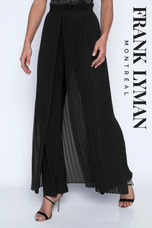 208227 (Palazzo pant)  Midnight & Black