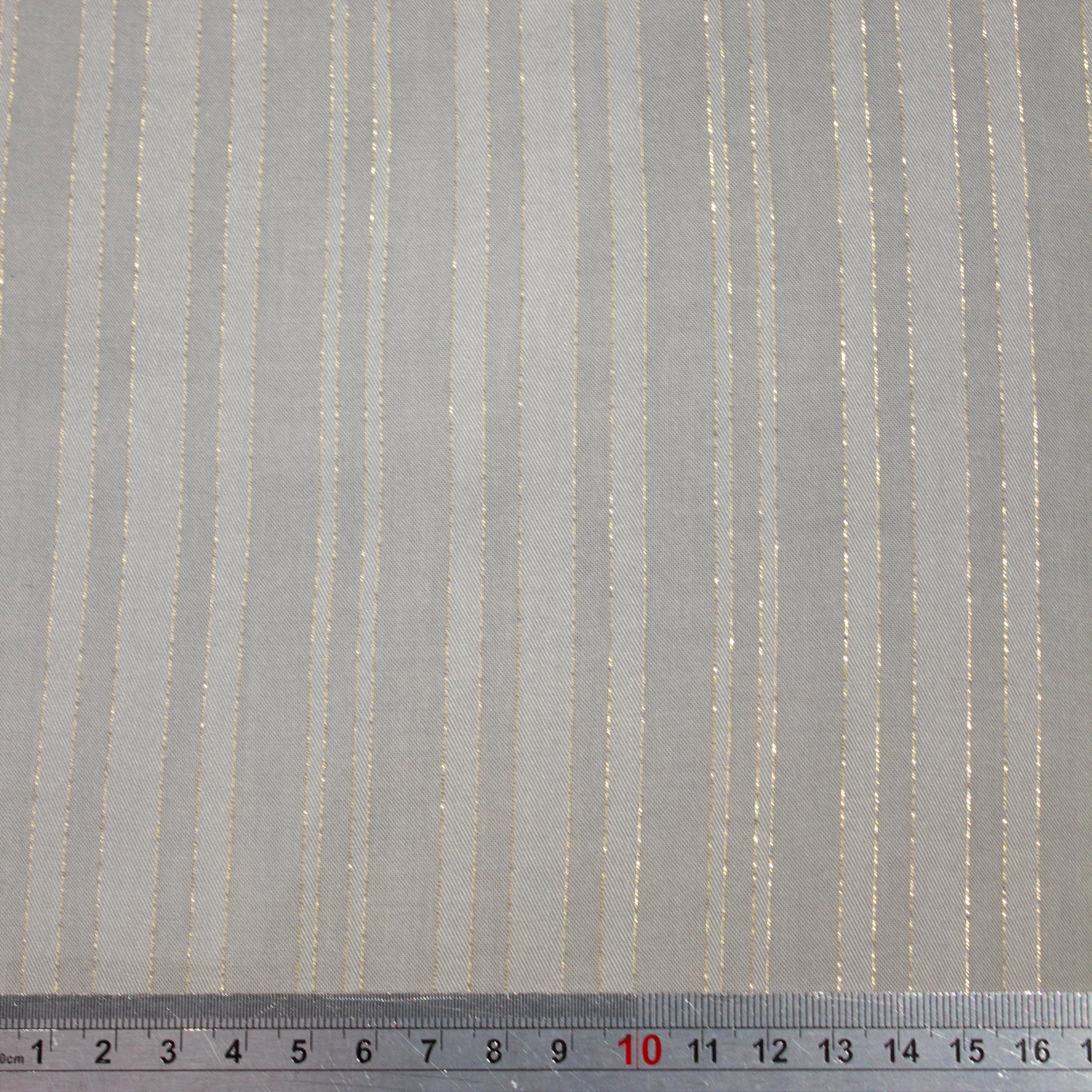 Abel Grey Gold Striped Cotton