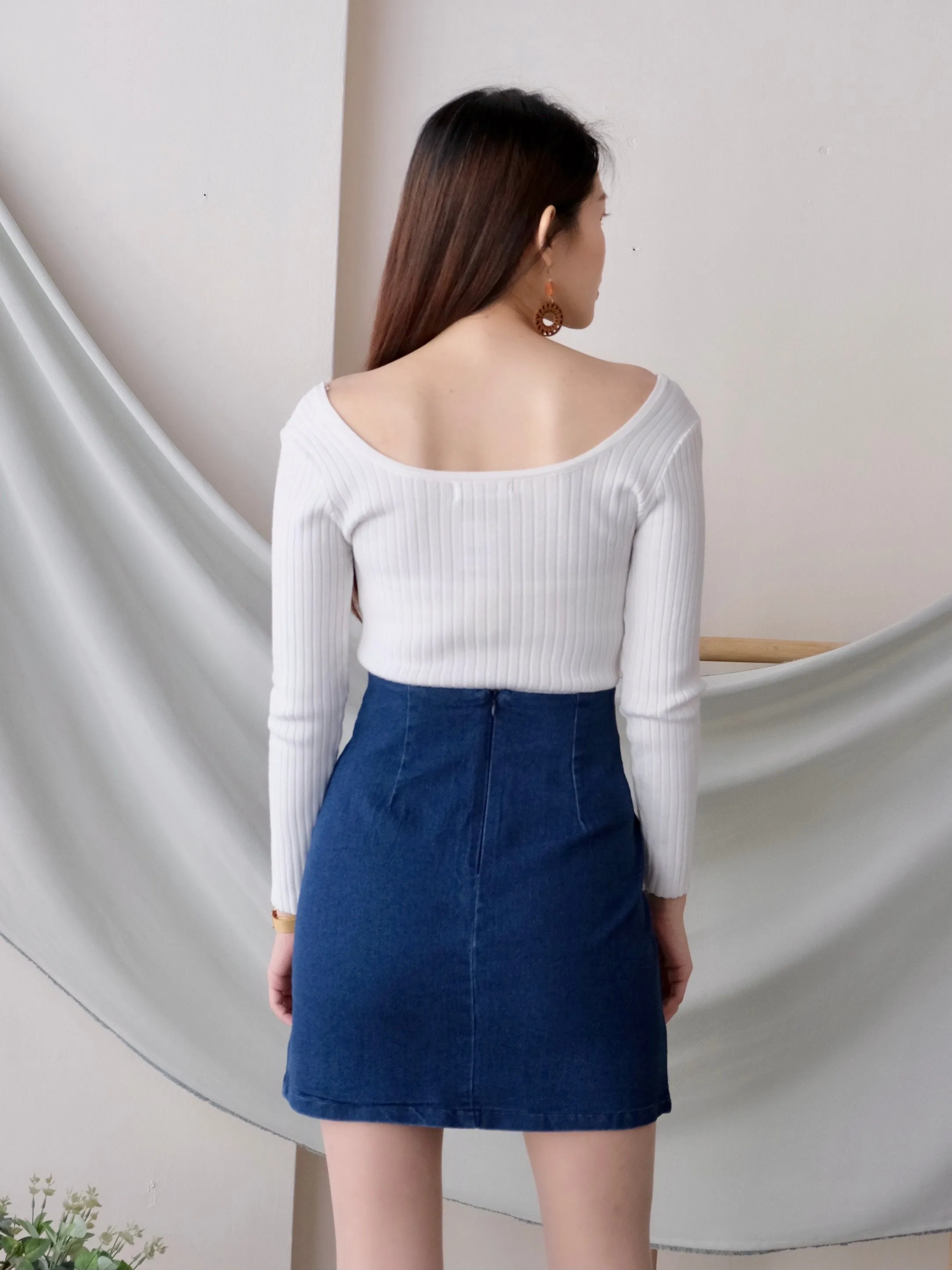 ACEWIN Denim Skirt (Size S-L) 400380