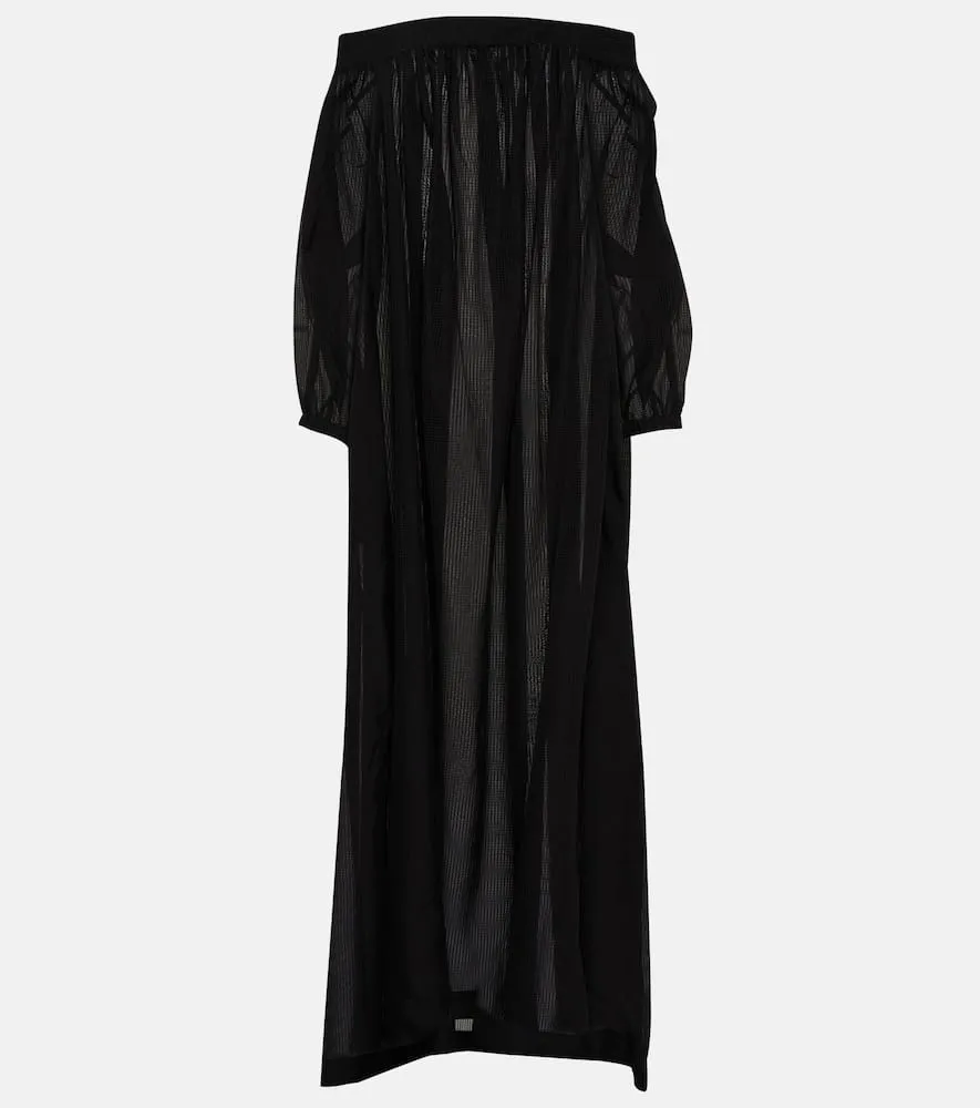 Alaia Off-shoulder maxi dress