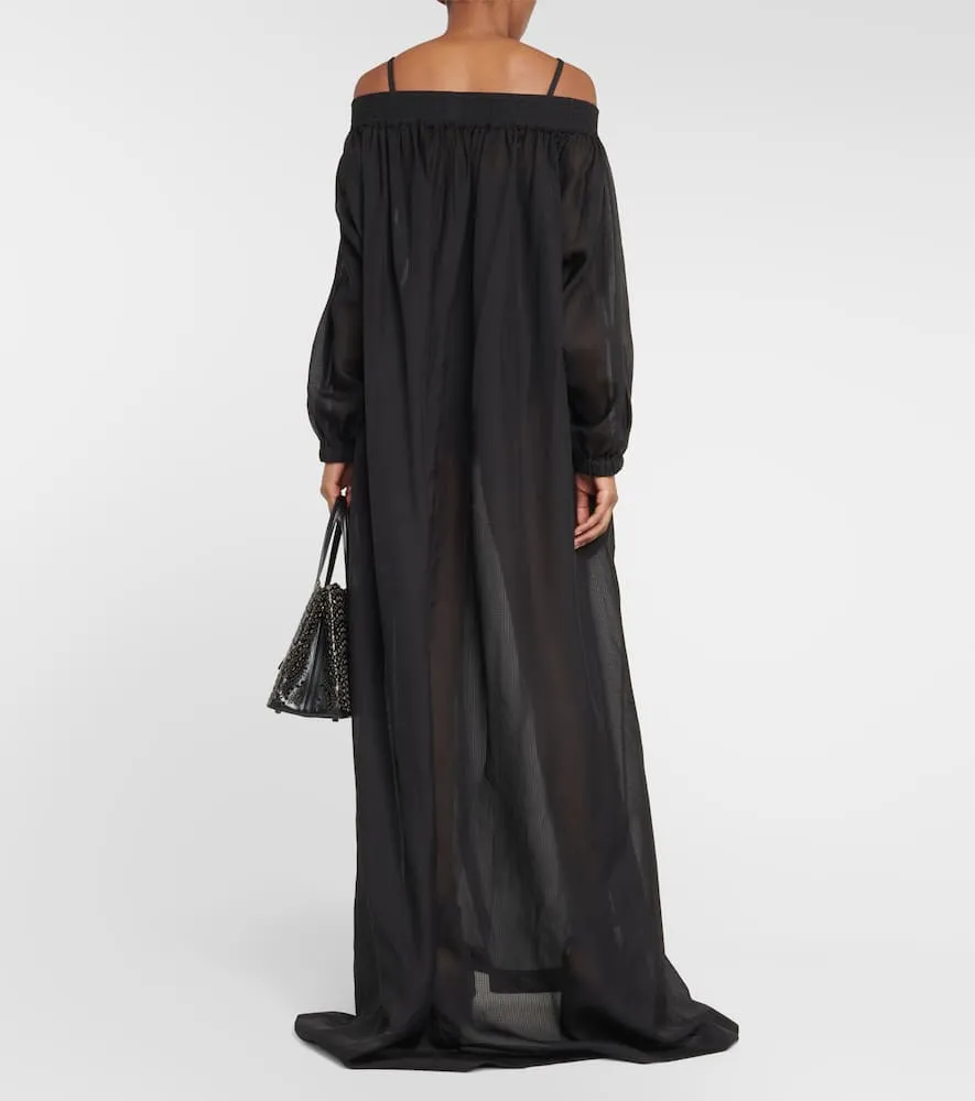 Alaia Off-shoulder maxi dress