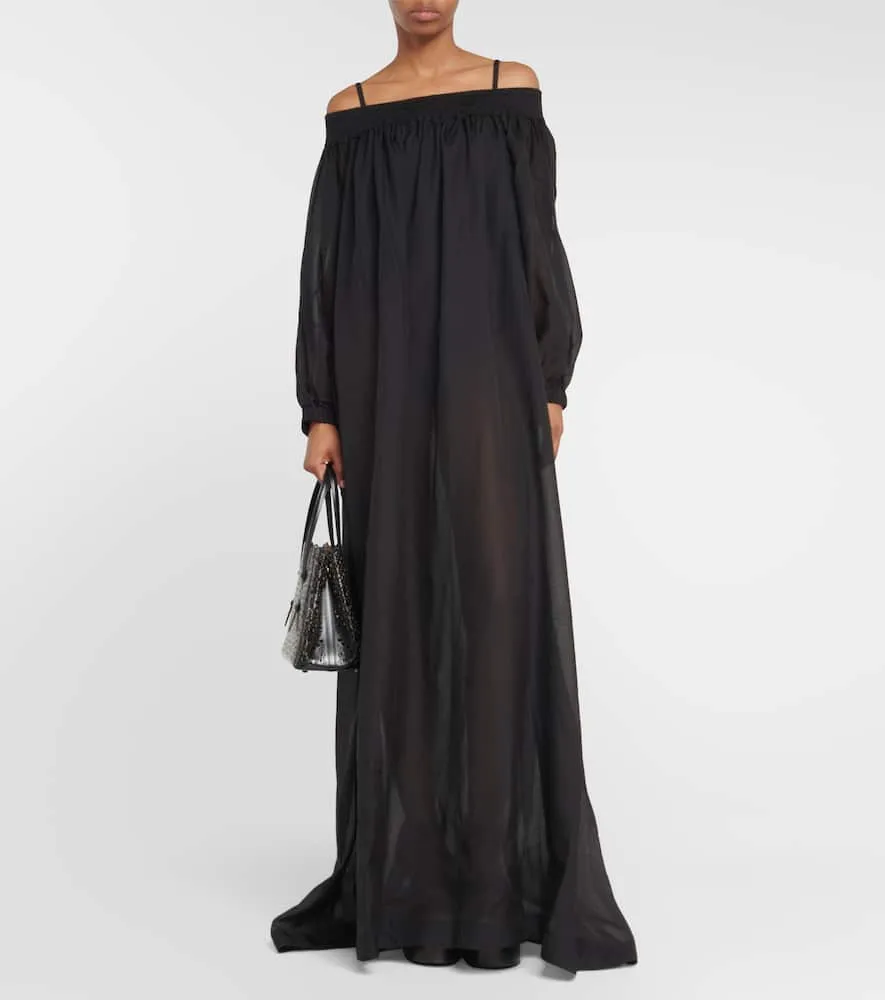 Alaia Off-shoulder maxi dress