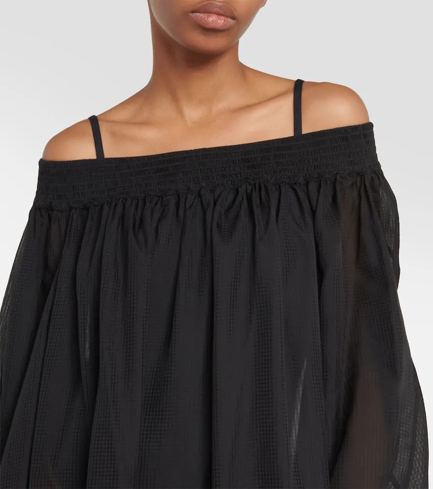 Alaia Off-shoulder maxi dress