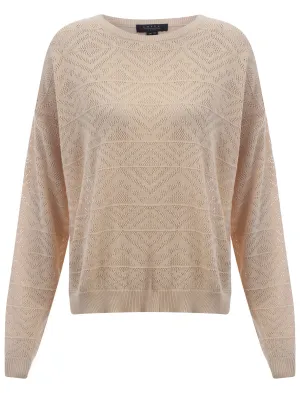 Amara Reya Cleo nude sheer back jumper