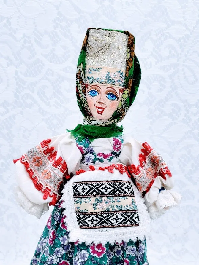 Anastasiya Haunted Doll ~ 17" Cloth Carpathian Handmade Doll ~ Paranormal ~ Molfarka (Female Shaman) ~ Reader of People and Things