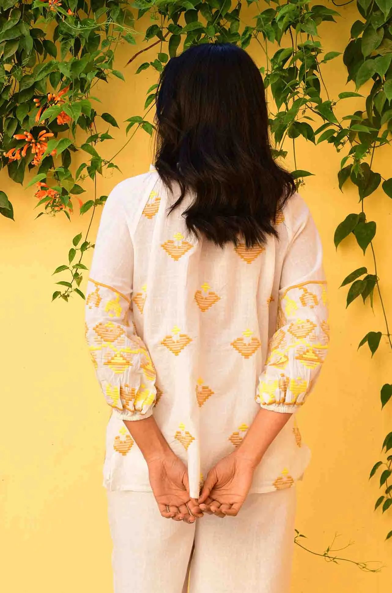 Azure and Indigo - Paros Blouse