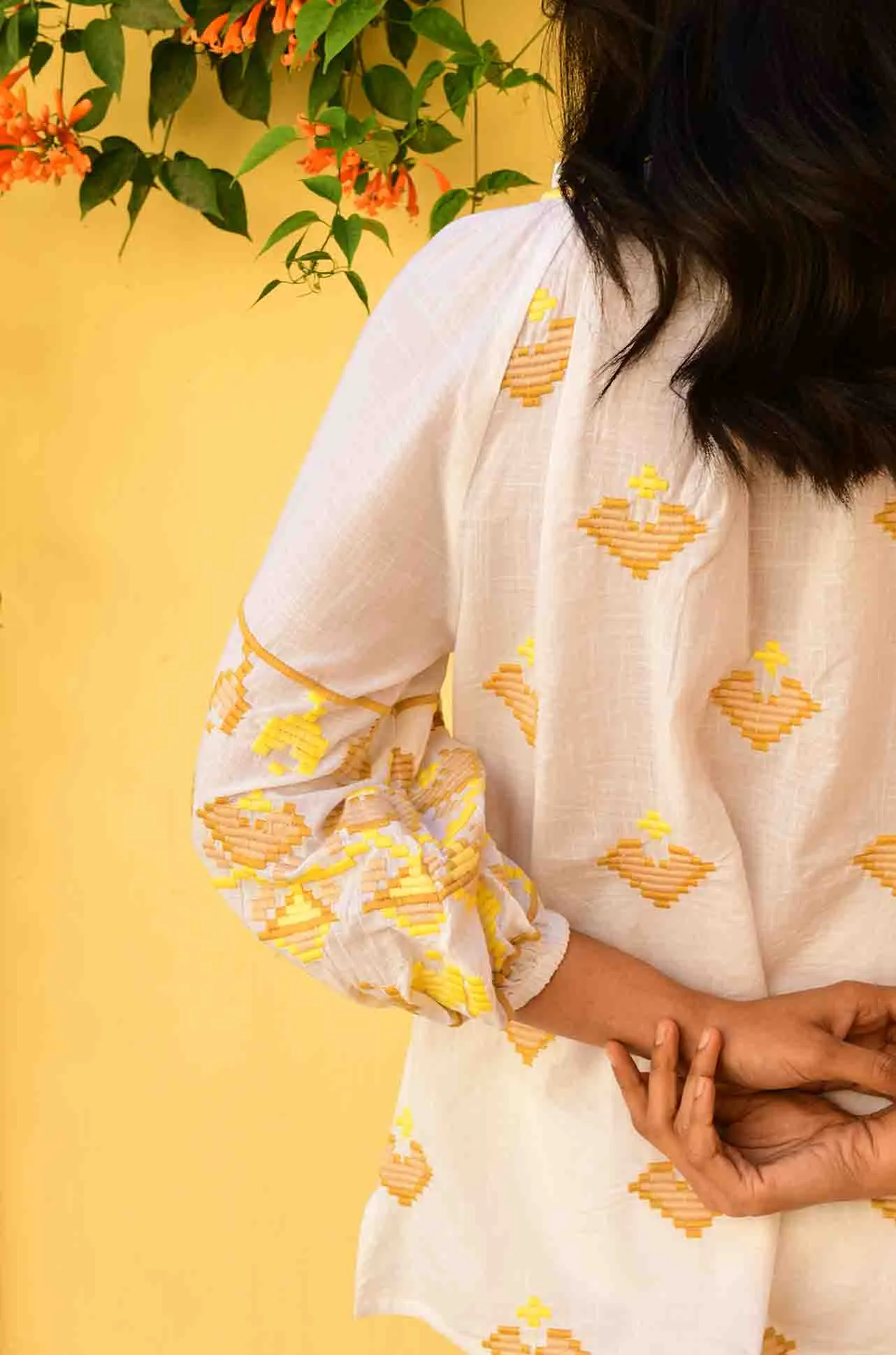 Azure and Indigo - Paros Blouse
