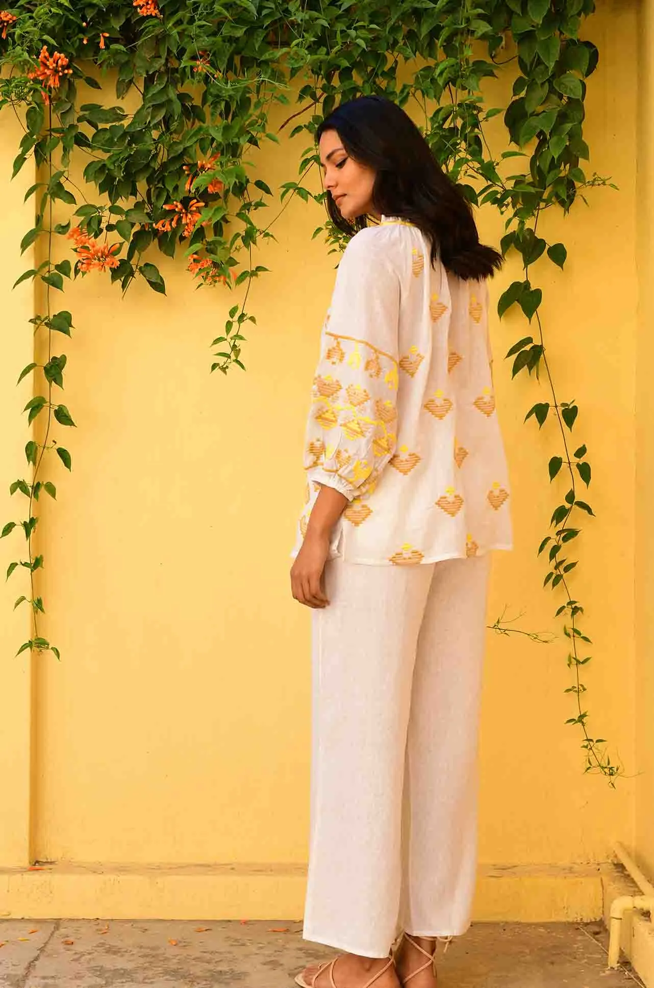 Azure and Indigo - Paros Blouse