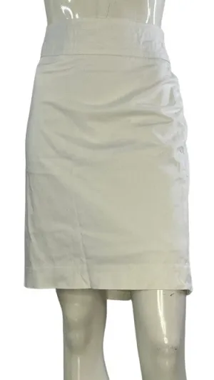 Banana Republic Skirt Pencil White Size 10 SKU 000144-1
