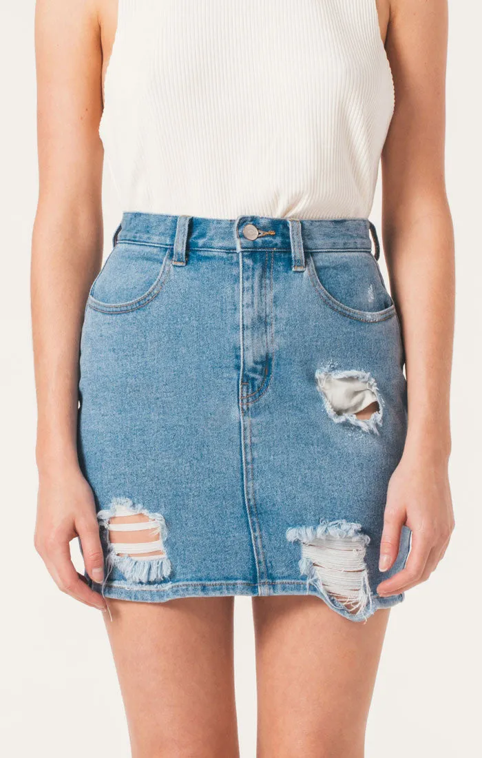 Beat Chevy - Cream Cord - Cord Skirt