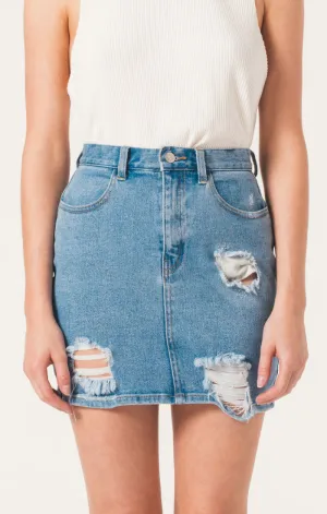 Beat Chevy - Cream Cord - Cord Skirt
