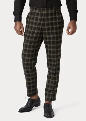 Black & Gold Check Pants