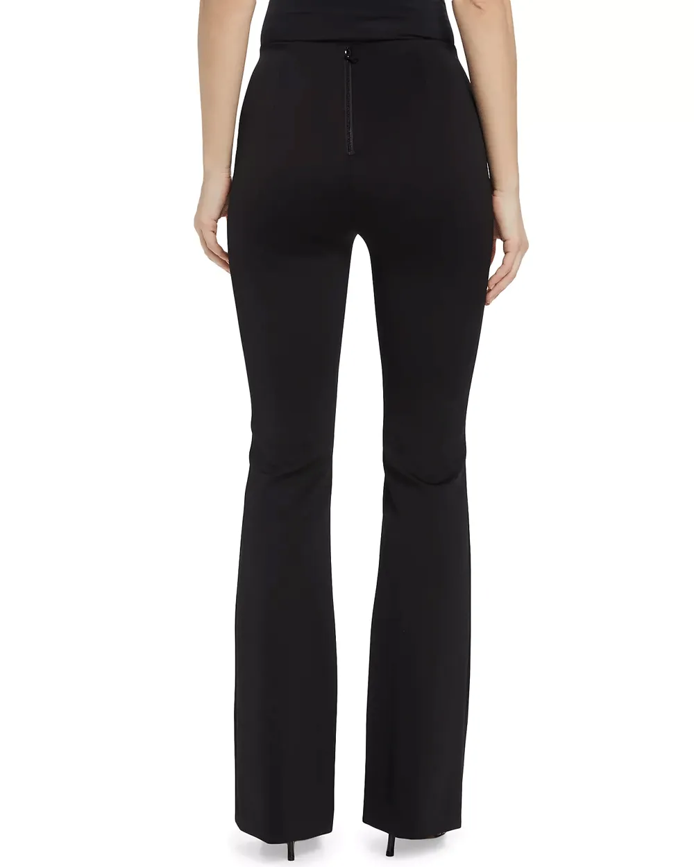 Black Back Zip Bootcut Pant