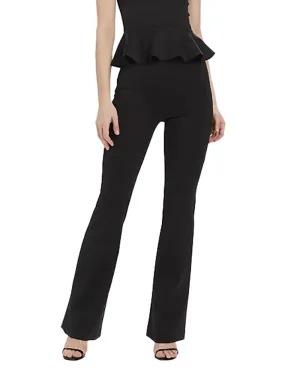 Black Back Zip Bootcut Pant