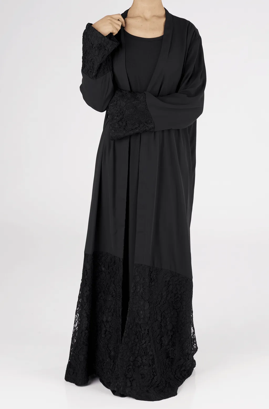 Black Bella Lace Kimono