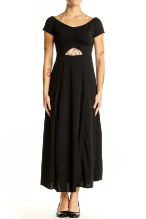 Black Cutout Maxi Dress