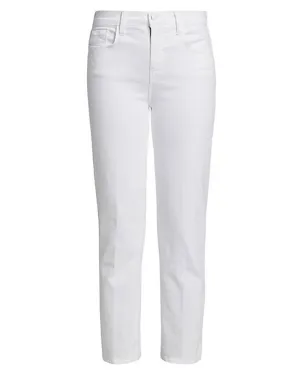 Blanc High Rise Crop Cigarette