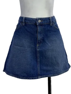 Blue Denim Mini Skirts