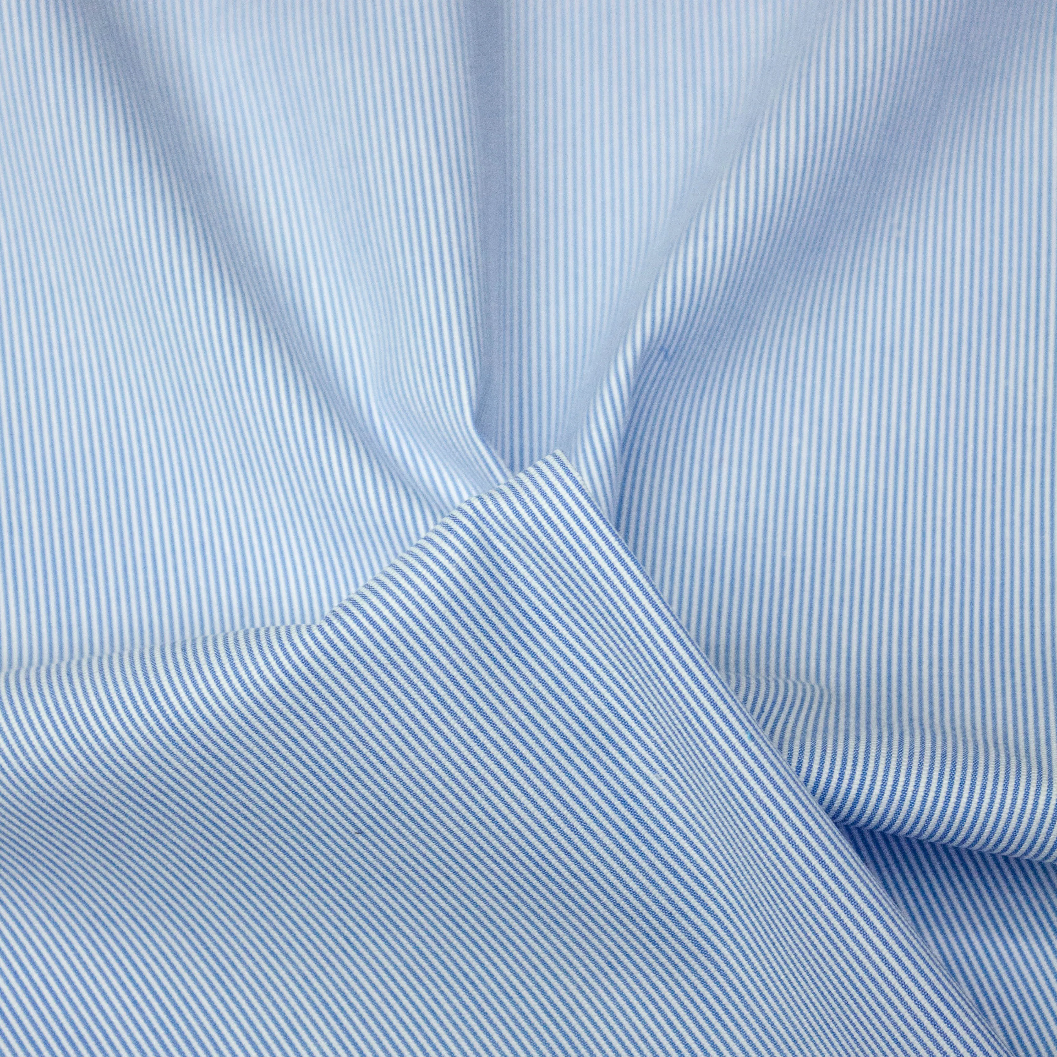 Bob Blue/White Striped Cotton