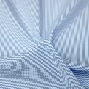 Bob Blue/White Striped Cotton