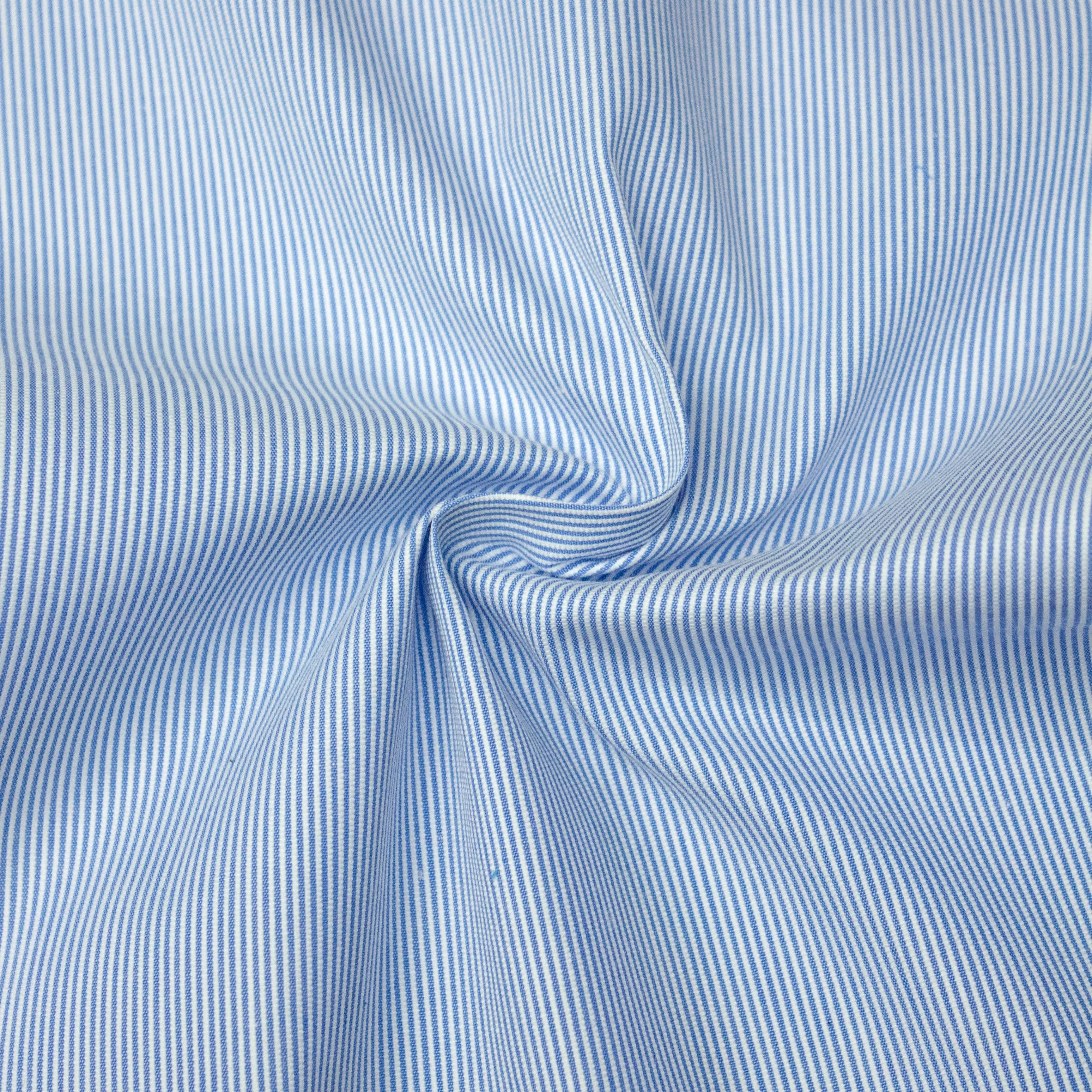 Bob Blue/White Striped Cotton
