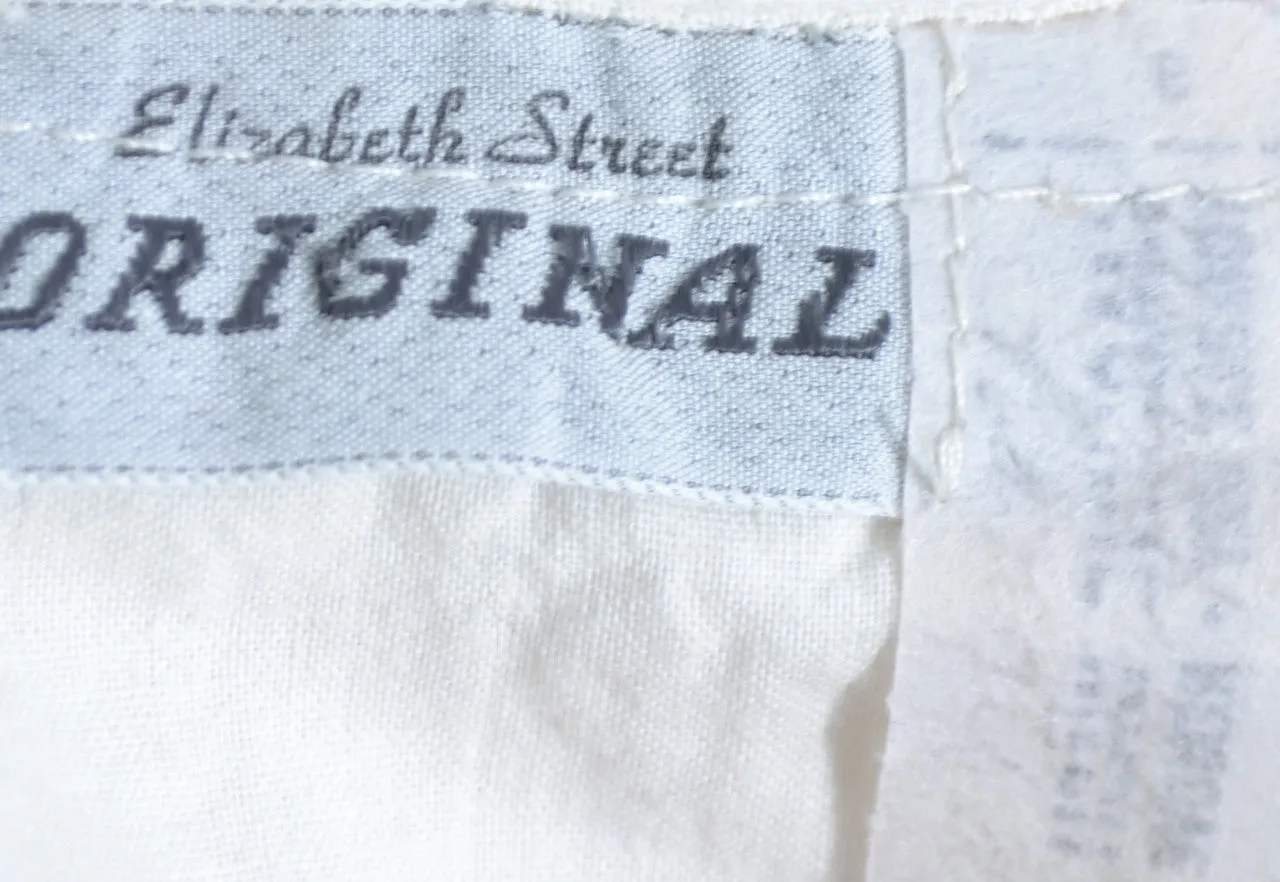 Boho Hand Embroidered Vintage Peasant Top