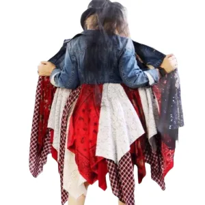 Boho-Hippie Denim Festival Duster Jacket