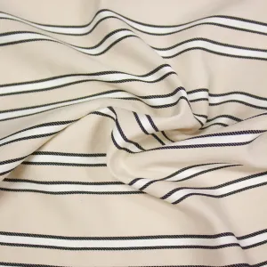 Bure Beige Striped Cotton