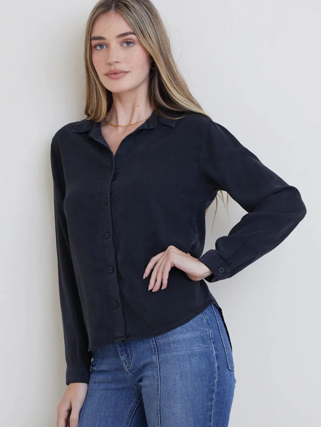 Button Down Shirt - Black