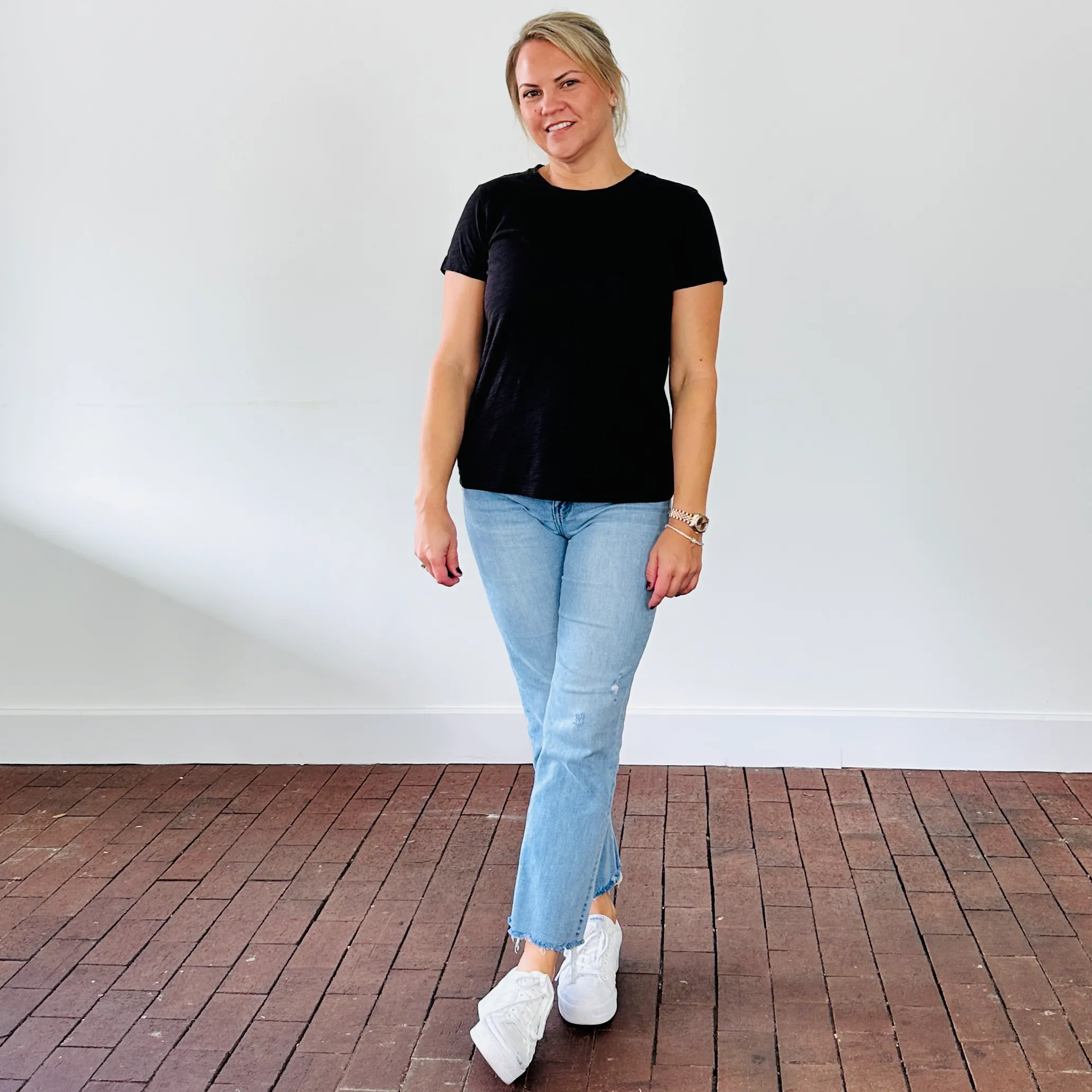 Button Slub Top
