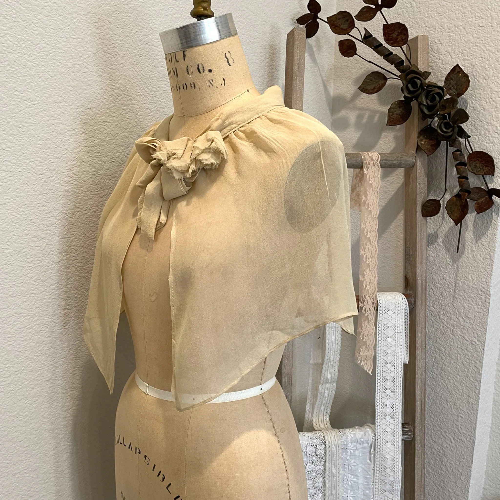 Capelet - Silk Chiffon