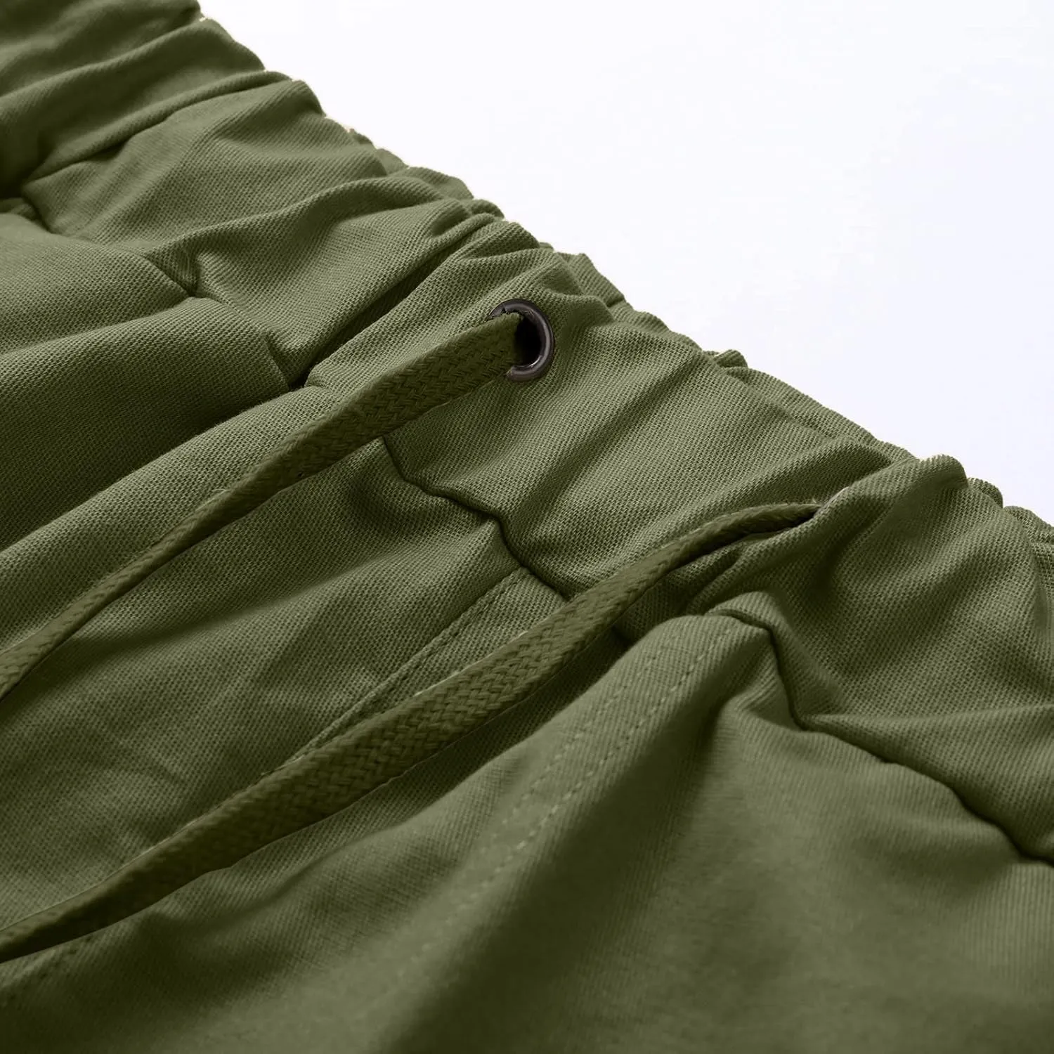 Cargo Harem Pants for Men Slim Fit Elastic Waisted Track Pants Gym Slim Fit Tapered Jpggers Lounge Trousers Trendy