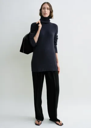 Cashmere turtleneck navy