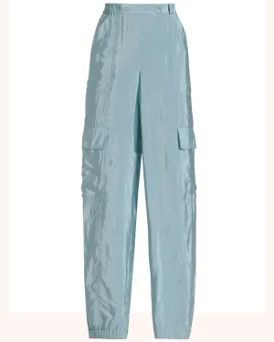 Celeste Blue Artemis Parachute Cargo Pant