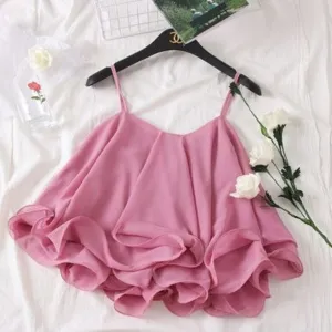 Chiffon Cropped Camisole Top | Legacy Boutiques Dhaka