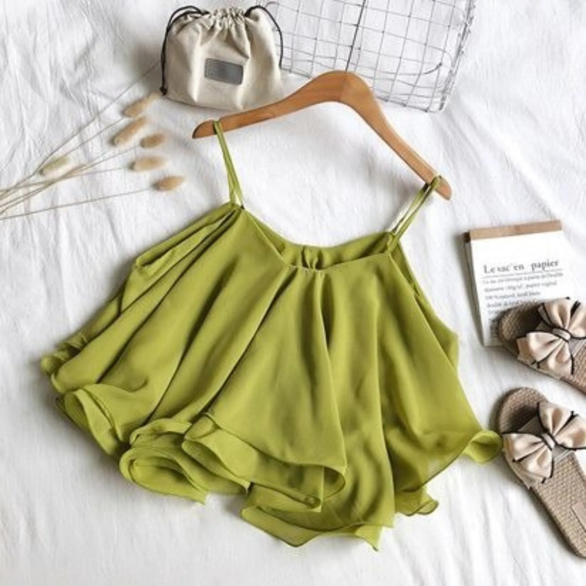 Chiffon Cropped Camisole Top | Legacy Boutiques Dhaka