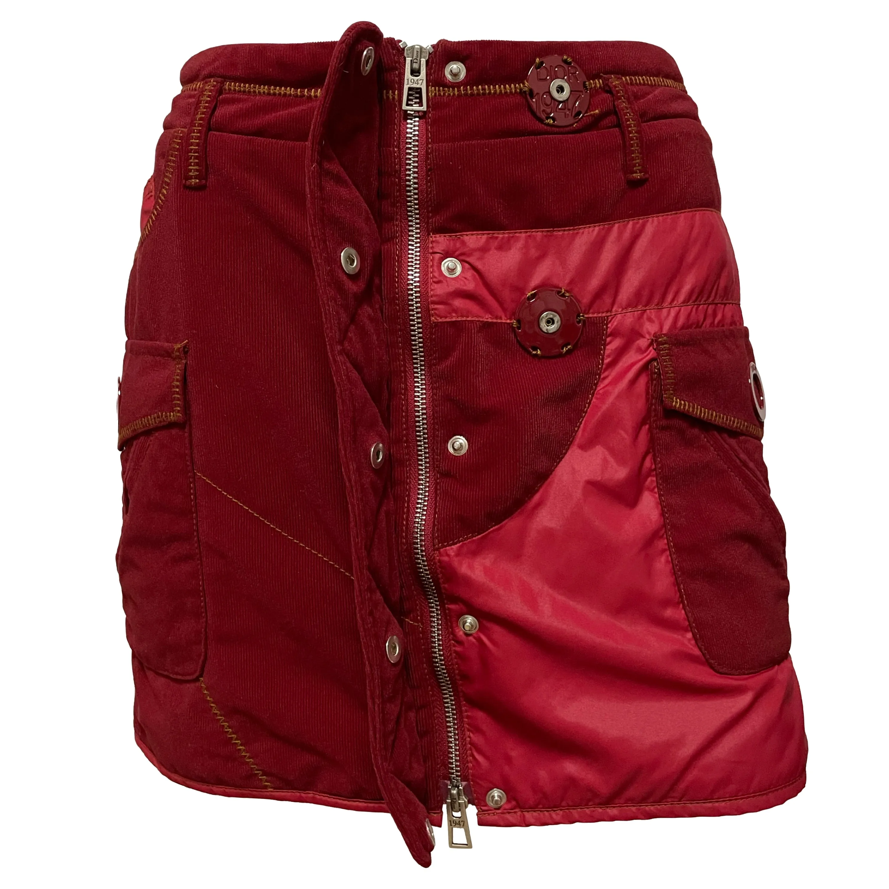 CHRISTIAN DIOR Fall Winter 2006 Corduroy Mini Skirt