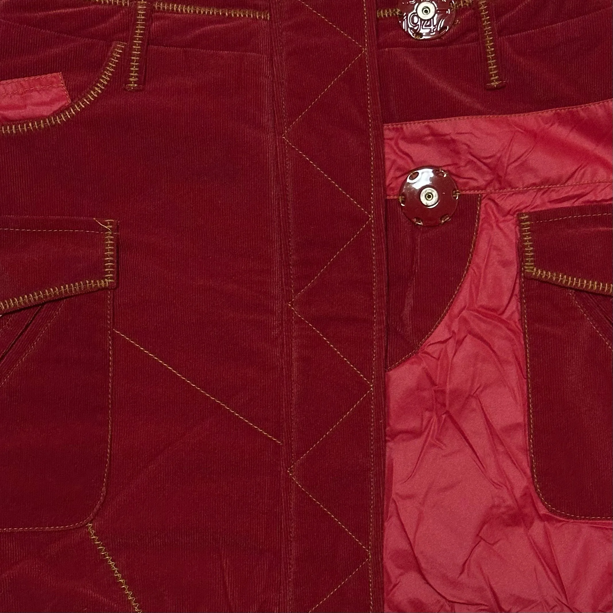 CHRISTIAN DIOR Fall Winter 2006 Corduroy Mini Skirt