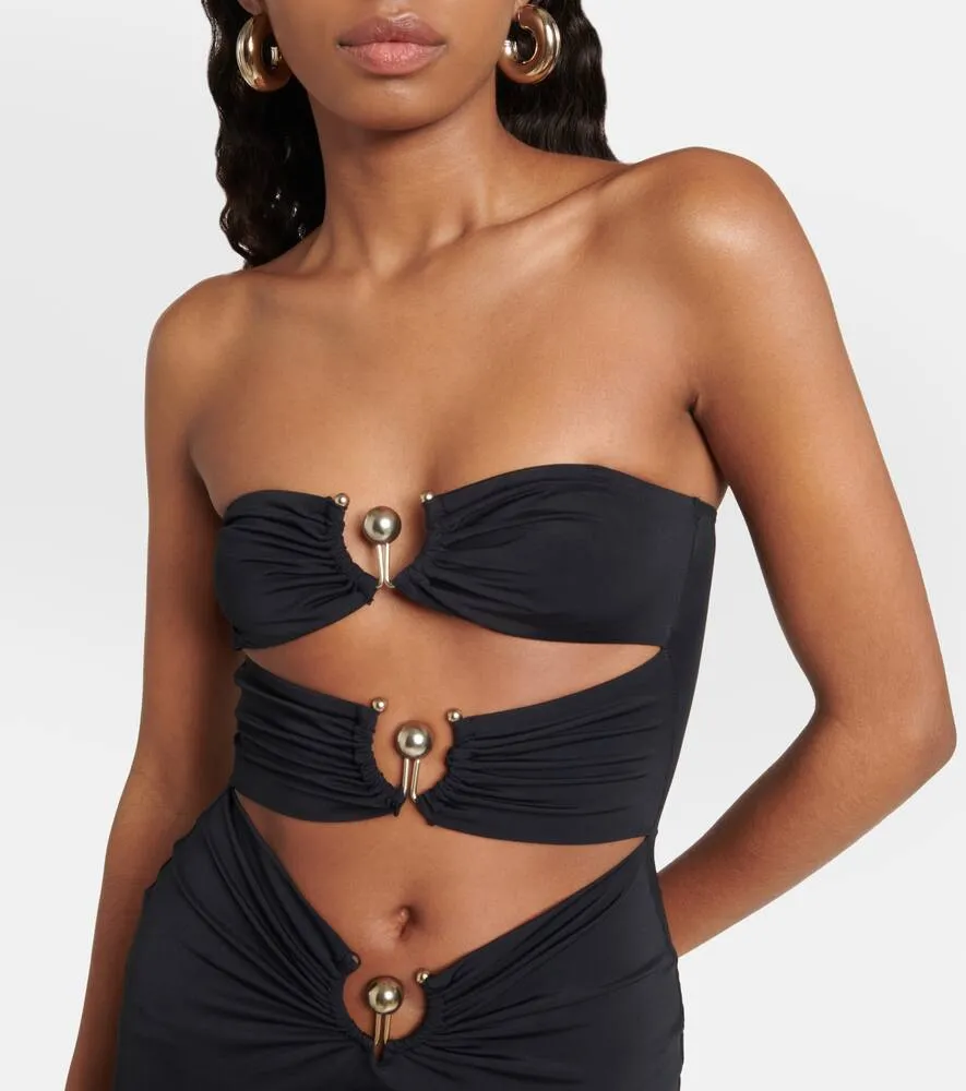 Christopher Esber Pierced Orbit maxi dress