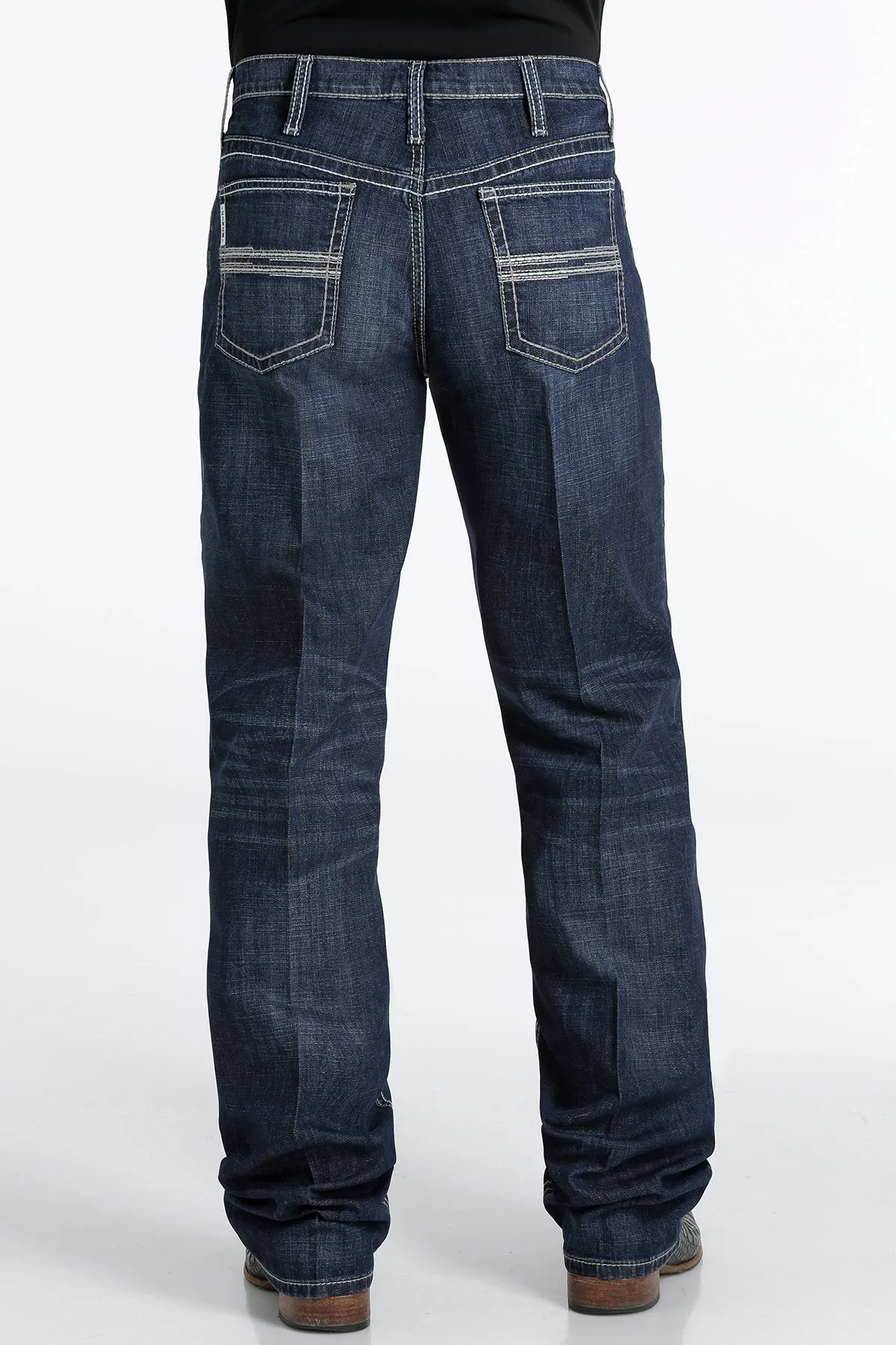 CINCH RELAXED FIT WHITE LABEL DARK STONEWASH JEAN