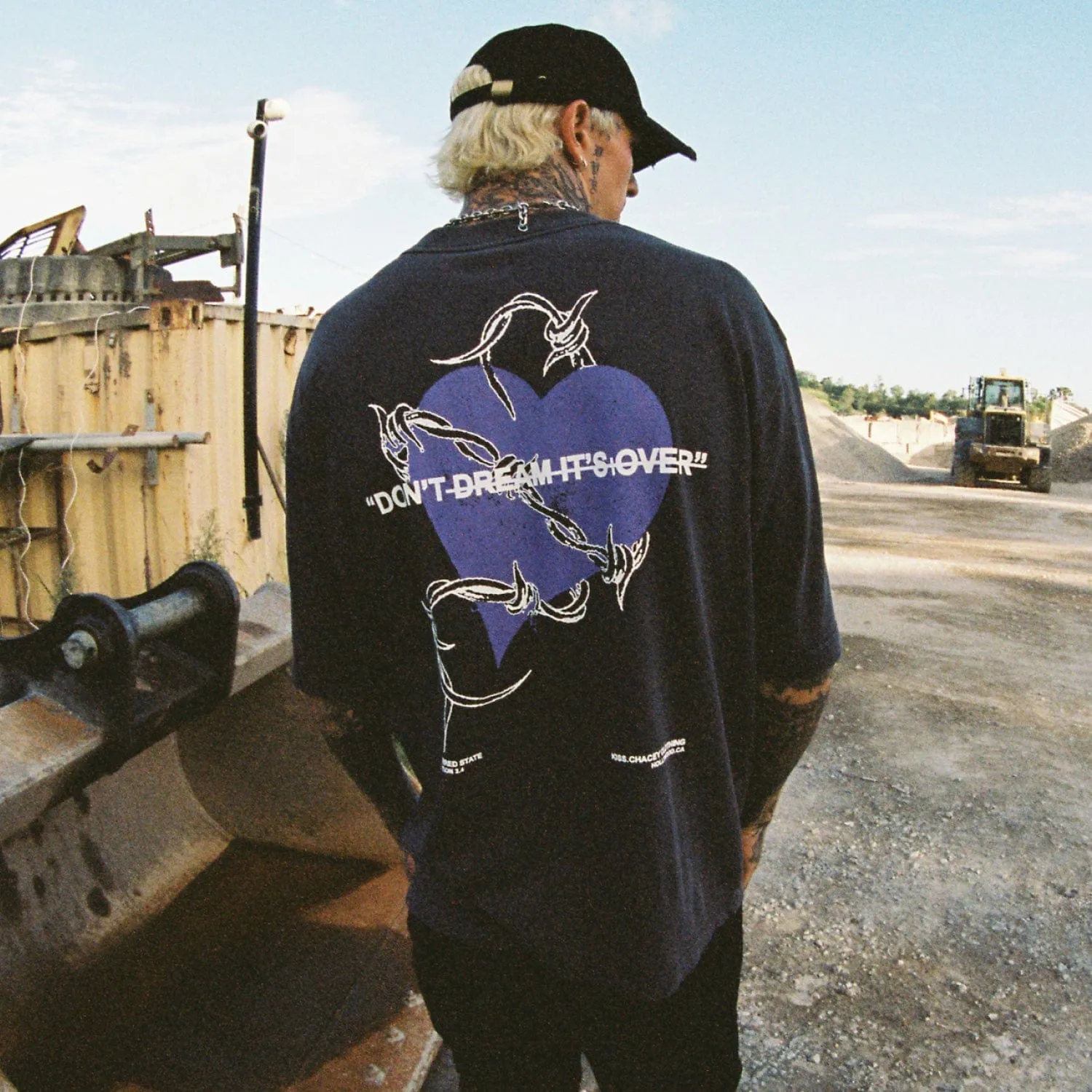 Confined Heavy Oversized Tee Pigment Black