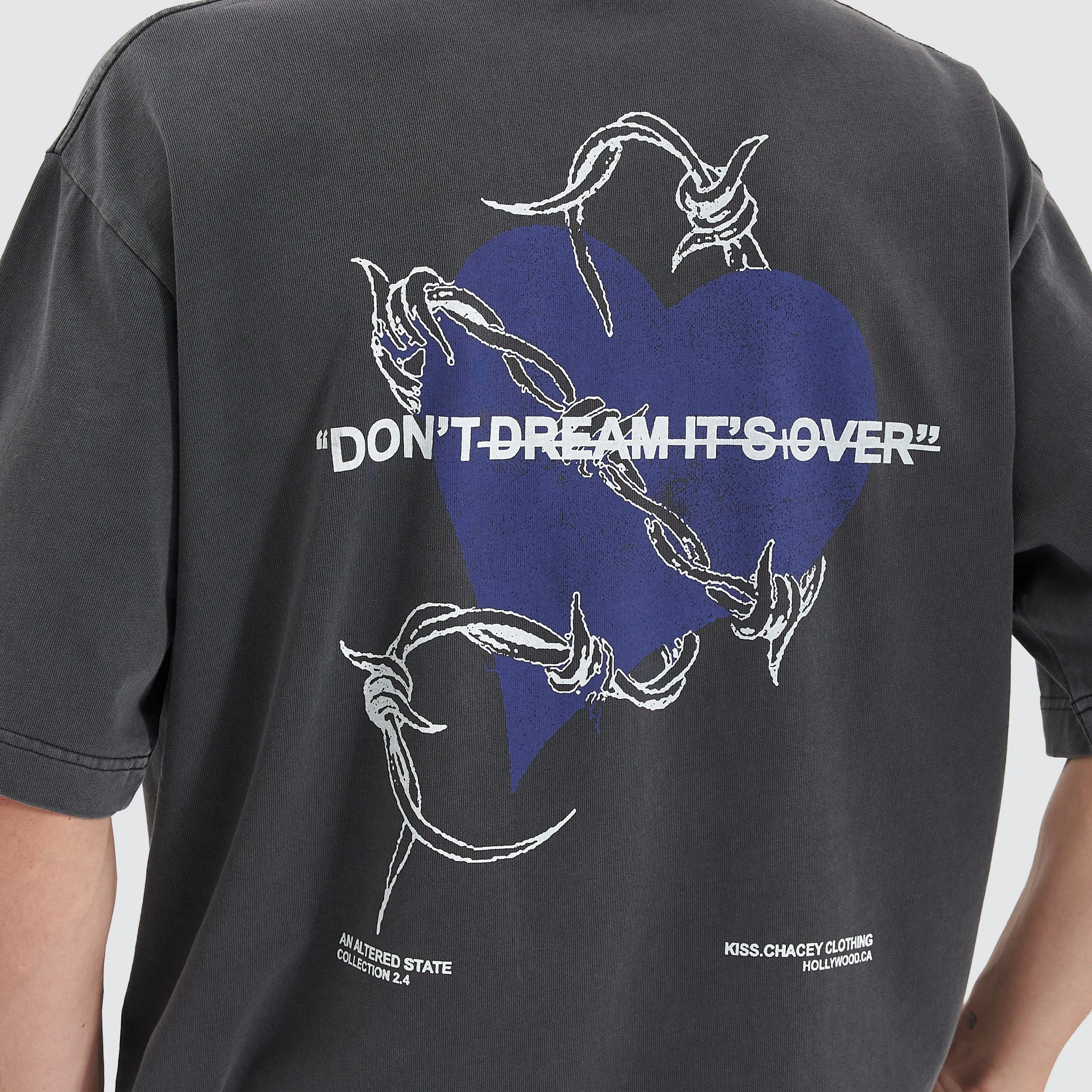 Confined Heavy Oversized Tee Pigment Black