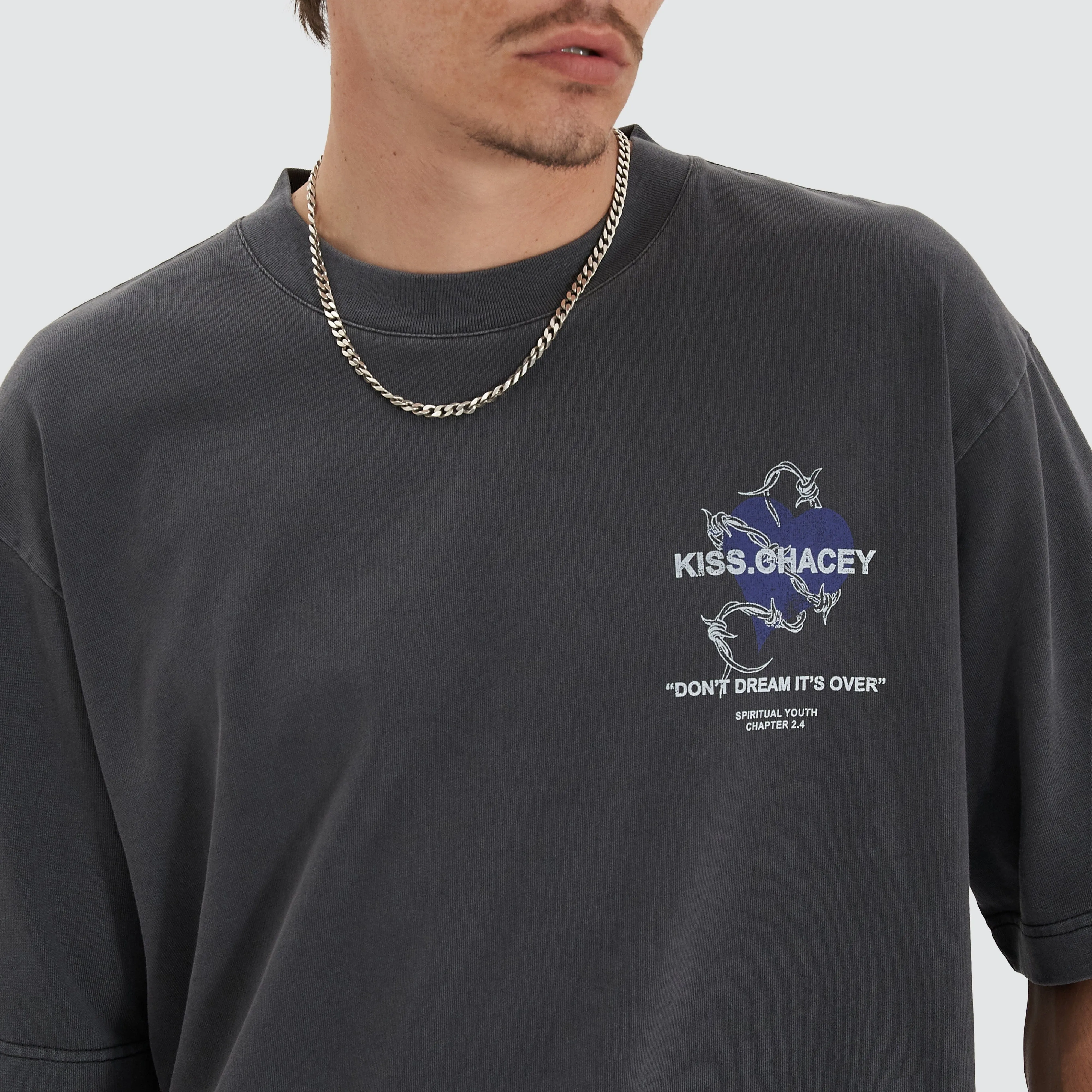 Confined Heavy Oversized Tee Pigment Black