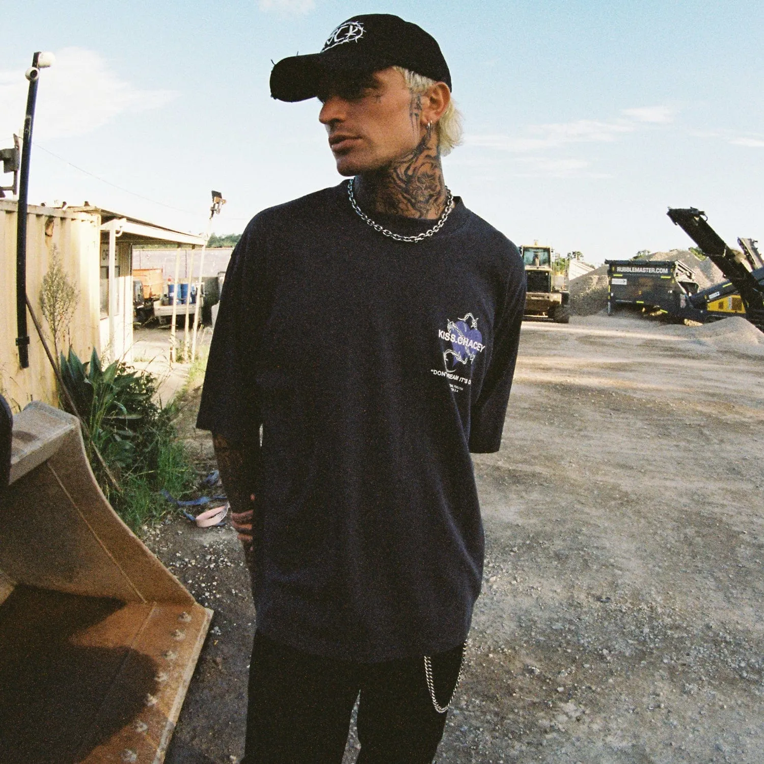 Confined Heavy Oversized Tee Pigment Black