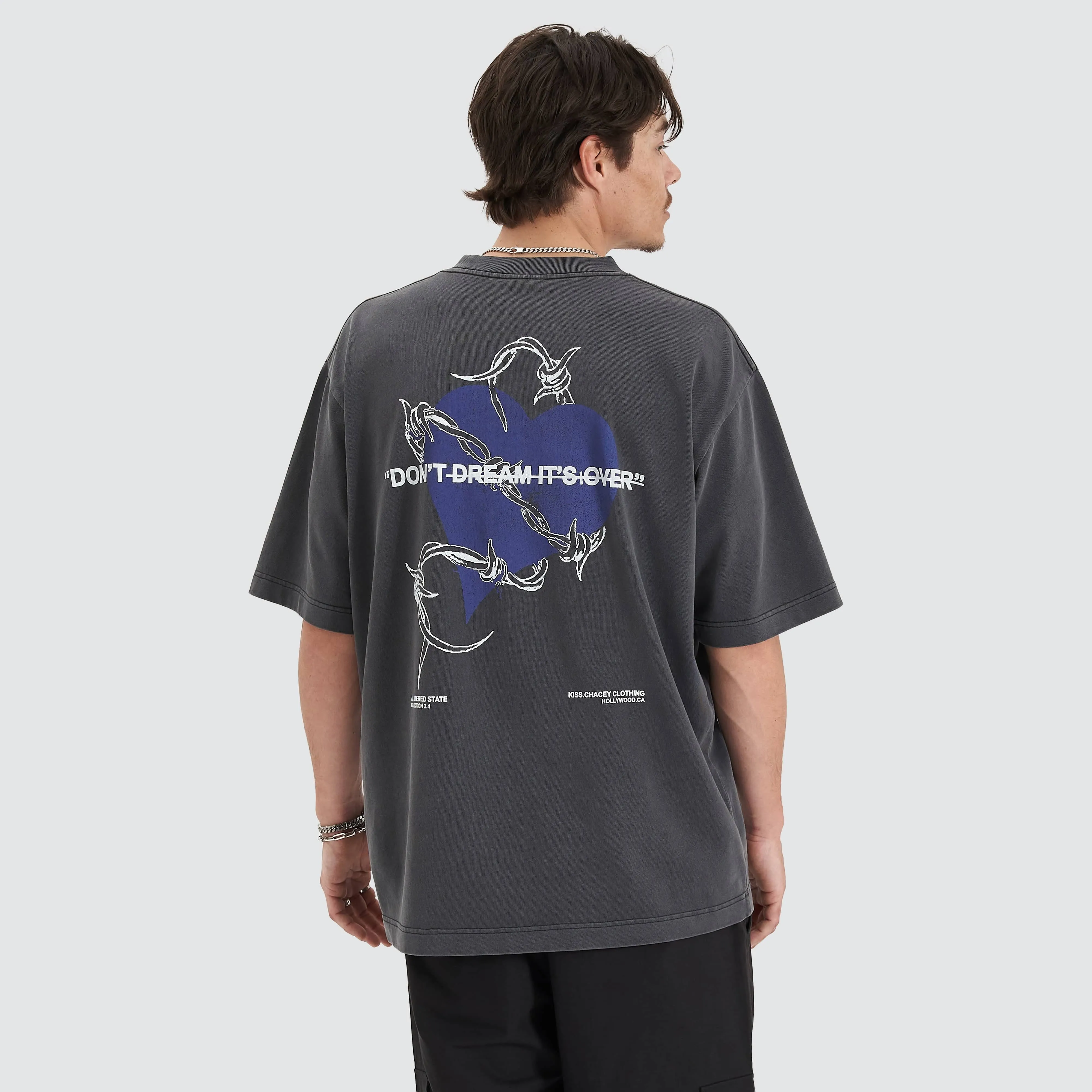 Confined Heavy Oversized Tee Pigment Black