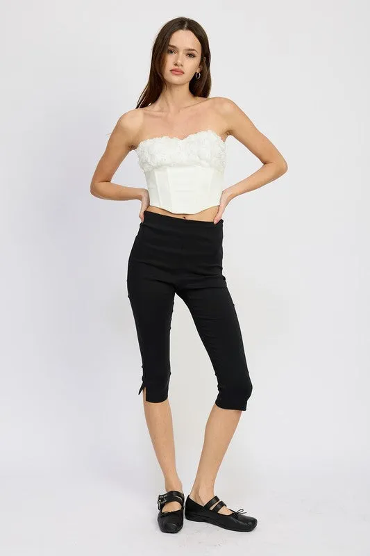 Corset Top With Lace Detail
