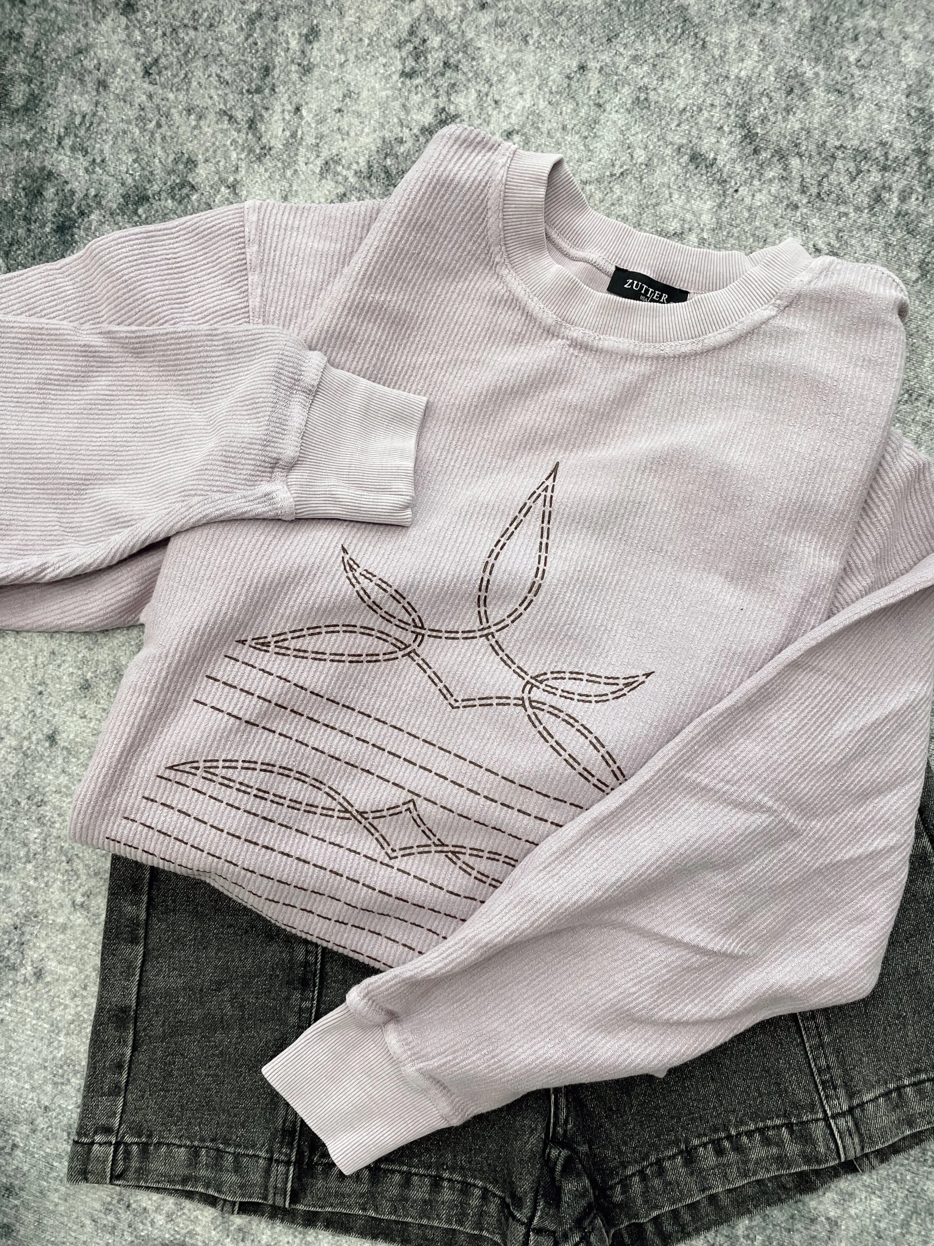 Cowboy Stitch Graphic Sweatshirt