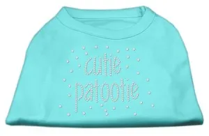 Cutie Patootie Rhinestone Shirts Aqua XXXL (20)